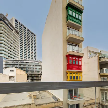 2 Bedroom With Balcony In St Julians, Paceville By Vaganza 公寓 *